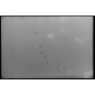 Bombardiers Junkers Ju-87 en formation.