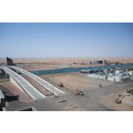 Vue du village de combat d'Al Hamra, aux Emirats arabes unis.