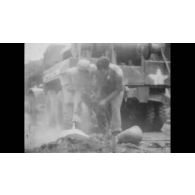 Film anonyme et non titré possiblement tourné pendant la guerre de Corée (1950-1953).