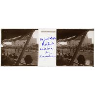 14 juillet 1914. Rabat. Remise de décorations. [légende d'origine]<br>