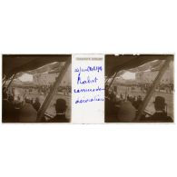 14 juillet 1914. Rabat. Remise de décorations. [légende d'origine]<br>