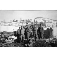 Sur le front des Vosges. Octobre - décembre 1944. [légende d'origine]
