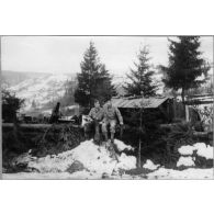 Sur le front des Vosges. Octobre - décembre 1944. [légende d'origine]