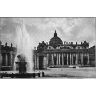 [Vatican. La place Saint-Pierre et la basilique Sainte-Pierre de Rome. Sans date.]