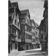 [Strasbourg. Le quartier de la Petite France. Rue du Bain-aux-Plantes. Sans date.]