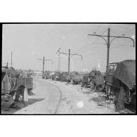 Rhe Feldy. [Dunkerque. Véhicules militaires français abandonnés]. [Description en cours]