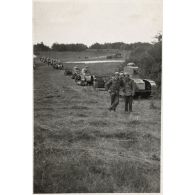 Valdahon, colonne de chars Renault FT 17