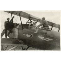 [Valdahon, avion d'entrainnement Biplan, 1934].