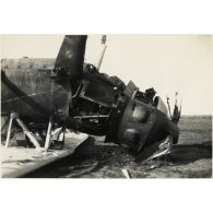 [Un avion de reconnaissance Henschel Hs-126 du 23e groupe de reconnaissance de l'armée de l'Air allemande (Aufklärungsgruppe 23)].