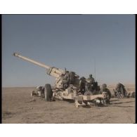Bande à thèmes : Artillerie dans l'opération Daguet, 155 mm TR F1.