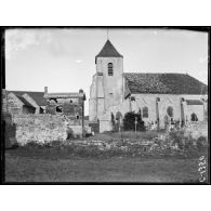 Douy la Ramée (Seine et Marne). Eglise et cimetière. [légende d'origine]