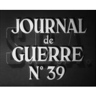 Journal de guerre n°39.