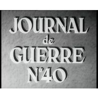 Journal de guerre n°40.