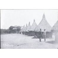 [Cases d'un village traditionnel au Congo-Brazzaville.]