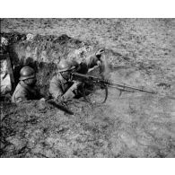 [Instruction d'infanterie à Mourmelon. Le début de la bataille du Matz, Oise, juin 1918.]