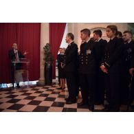 Allocution de monsieur Eric Dyèvre, président de l'AEN (ancien de l'école navale), lors de la réunion du séminaire des grandes écoles militaires.