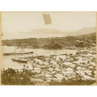 1901. Mission en Guyanne et aux Antilles. Port de Sainte Lucie. [légende d'origine]