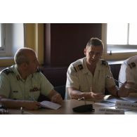Intervention du colonel Michel Delpit, lors d'une réunion du CHEM à l'Ecole Militaire.