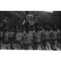 Défilé des troupes coloniales le 14 juillet 1951  à Hanoï.