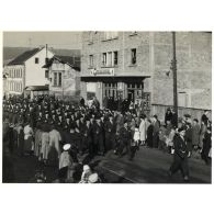 Cérémonie du 11 novembre 1955 à Bitche.