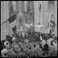 Messe organisée à la cathédrale Saint-Joseph pour célébrer la Fête nationale de Jeanne d'Arc et du patriotisme.