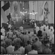 Messe organisée à la cathédrale Saint-Joseph pour célébrer la Fête nationale de Jeanne d'Arc et du patriotisme.