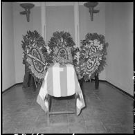 Obsèques de Robert Capa à Hanoï le 28 mai 1954.