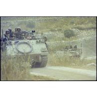 L'avance des divisions blindées israéliennes lors de l'opération 