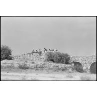 L'armée israélienne dans les ruines antiques de Tyr (aujourd'hui Sour).
