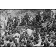 VLRA du 2e REP à Beyrouth lors du départ de Yasser Arafat de Beyrouth.