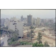 Panoramique sur l'avenue Beyhum, Beyrouth.