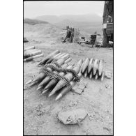 Munitions d'AML-90 pour séance d'instruction, Liban.