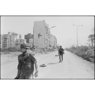 Marsouins de la 1re section du 2e RIMa, Beyrouth.