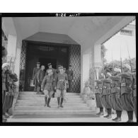 Voyage d'inspection du général Giraud au Maroc.