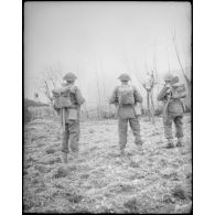 Soldats de l'infanterie néo-zélandaise.