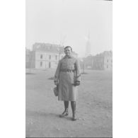 [France, années 1930. Portrait d'un sapeur du 18e régiment du génie].