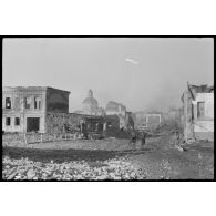 La ville Wjasma peu à avant le départ des troupes allemandes.