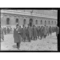 Paris 10 juin 1916. Obsèques de M. Emile Faguet. [légende d'origine]