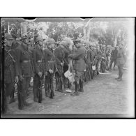 Camps américains de la réserve Mallet (Aisne), juin 1917.