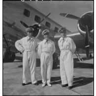 L'équipage de l'avion du général d'armée Charles Huntziger.