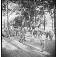 L'armée d'armistice : la 15e compagnie du train de Marseille au camp de Carpiagne (Bouches-du-Rhône).