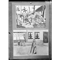 Paris. Musée Galliera. Exposition de dessins exécutés par les élèves des écoles de la ville (août 1917). [légende d'origine]