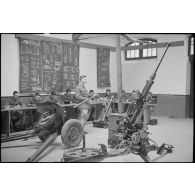Cours théorique sur l'armement à l'école militaire de la cavalerie, du train et de la garde de Saumur, repliée à Tarbes.