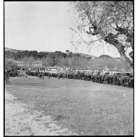 Des soldats réfugiés polonais sont rassemblés au camp de Carpiagne.