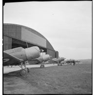 Escadrille de bombardement AB1 de l'aéronautique navale à Cherbourg.