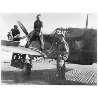 Réarmement d'un Curtiss P-40L du GC II/5.