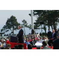 Commémoration du 60e anniversaire du Débarquement en Normandie.