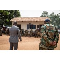 Inspection de la brigade de gendarmerie de Bambari.