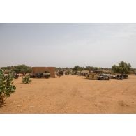 Vue du centre de santé communautaire (CESCOM) de Tamkoutat, au Mali.