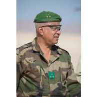 Portrait du général Ahmed Mohamed, chef d'état-major adjoint des forces armées nigériennes (FAN) dans le secteur de Wour, au Niger.